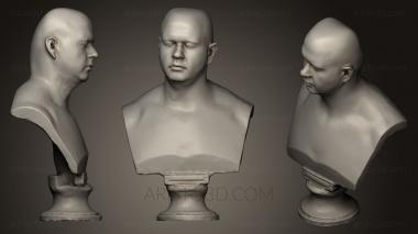 Busts and heads antique and historical (BUSTA_0385) 3D model for CNC machine